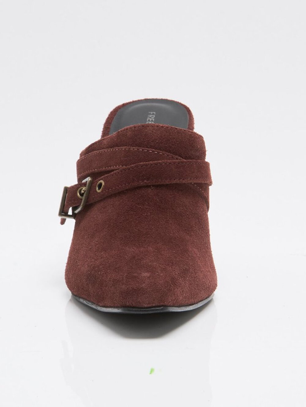 FREE PEOPLE Date Night Heeled Mules / Port Royale Suede - Picture 7 of 10